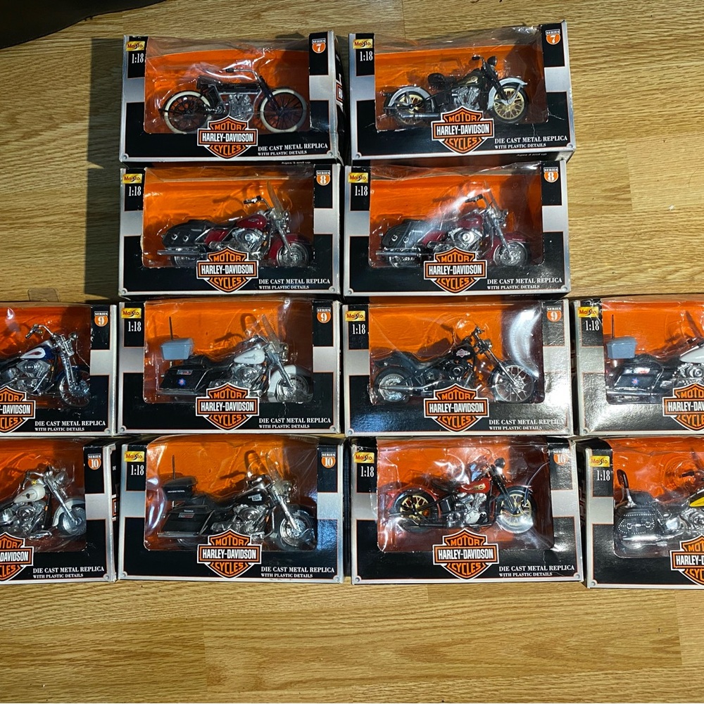 Harley-Davidson (Maisto) Collectors 1:18 Scale Die Cast Metal Replica.